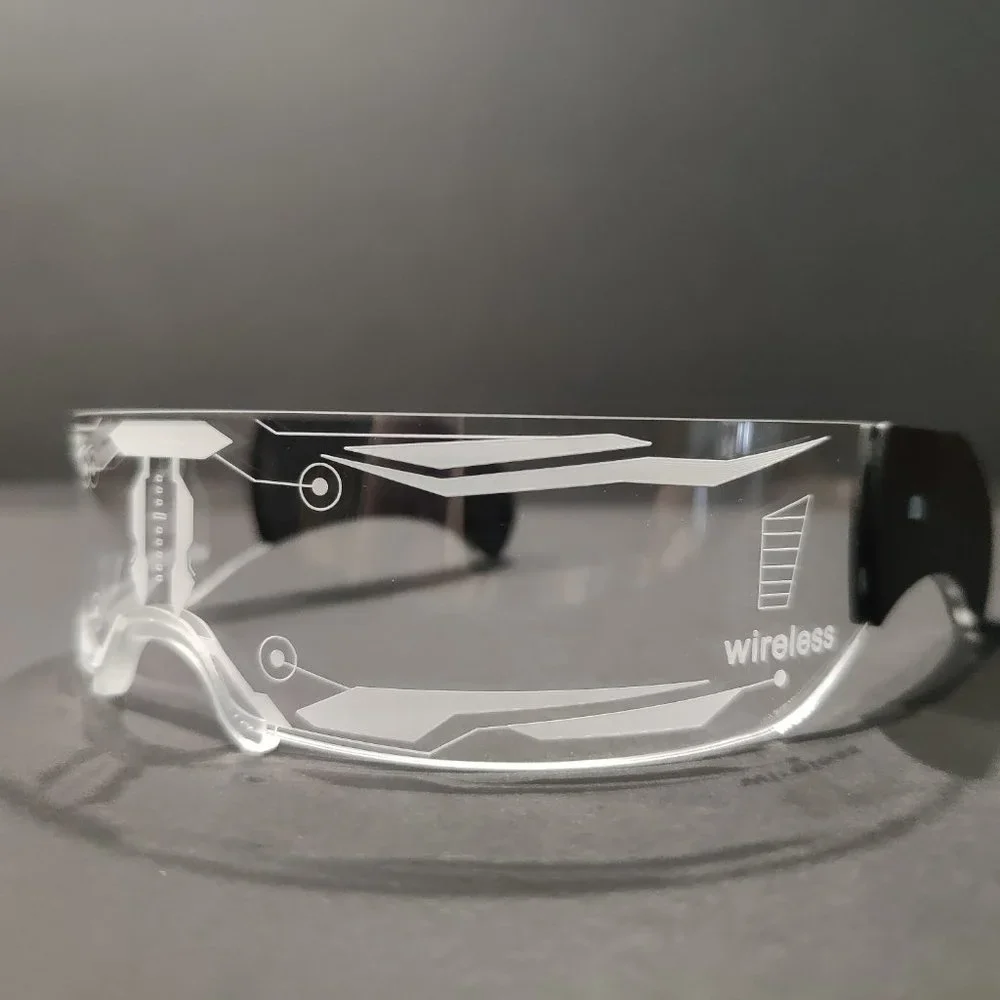 Cyberpunk LED Glasses | Futuristic Fashion Goggle | Rave Festival Accessories